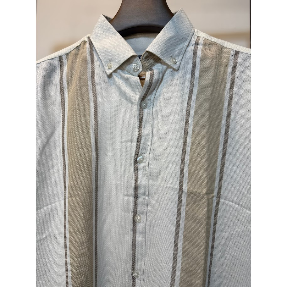OLD MONEY FULL SLEEVE COTTON SHIRT.